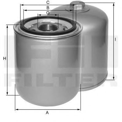 Element filtrant uscator aer, compresor