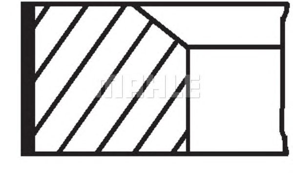 Set segmenti piston