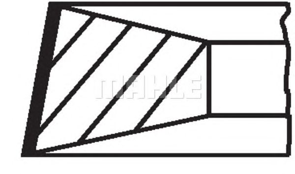 Set segmenti piston