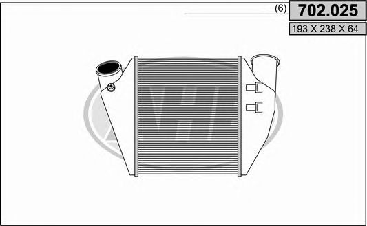 Intercooler, compresor