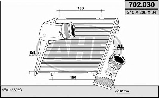 Intercooler, compresor