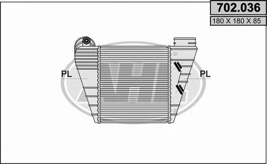 Intercooler, compresor