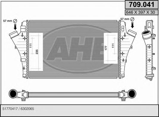 Intercooler, compresor