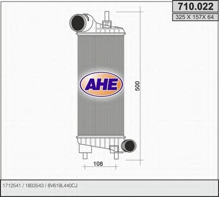 Intercooler, compresor