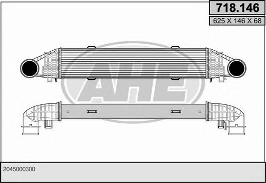 Intercooler, compresor