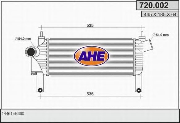 Intercooler, compresor