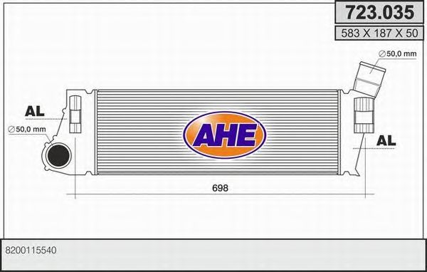 Intercooler, compresor