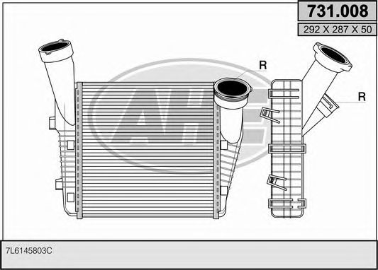 Intercooler, compresor