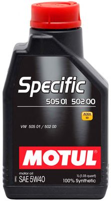 Ulei MOTUL 5W40 5L SPECIFIC / 505.01 502.00 / WSS M2C 917A