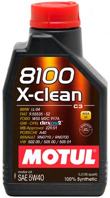 Ulei MOTUL 5W40 5L 8100 X-CLEAN C3 / 502.00 505.00 505.01 / 229.31 229.51 / DEXOS 2 / LL-04