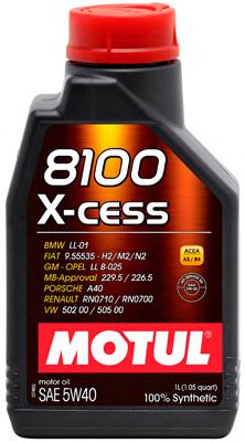 Ulei MOTUL 5W40 5L 8100 X-CESS / 502.00 505.00 / 229.5 226.5