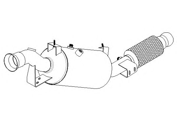 Filtru funingine/particule, sist.de esapament