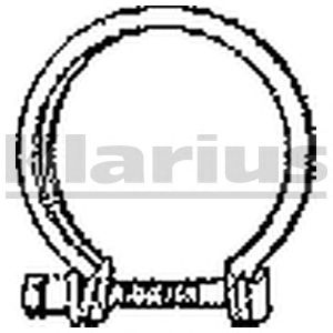 Conector teava, sistem de esapament