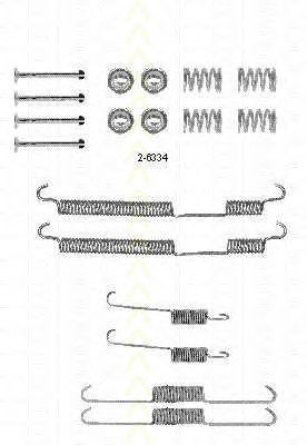 Set accesorii, sabot de frana