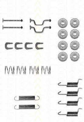 set accesorii, saboti frana parcare