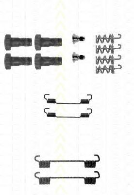 set accesorii, saboti frana parcare