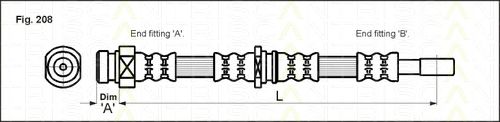 Furtun frana VOLVO S40/V40 95-04