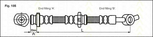 Furtun frana NISSAN PRIMERA 96-02