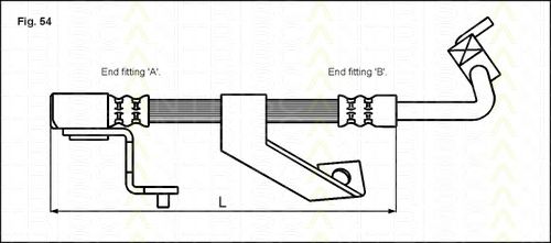 Furtun frana FORD ESCORT 95-99