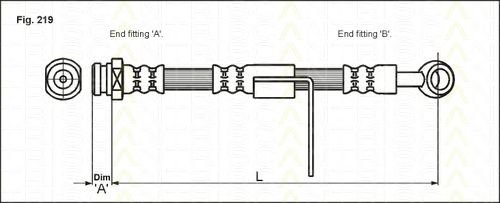 Furtun frana HYUNDAI ACCENT 00-05