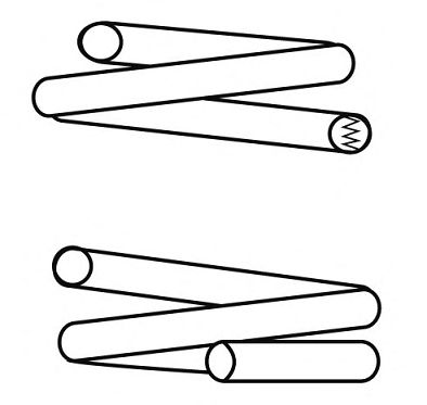 Arc spiral OPEL OMEGA B 2.2-3.2/2.2DTI-2.5DTI 94-03