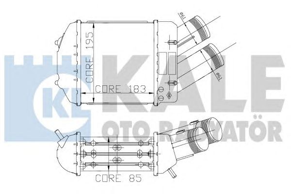 Intercooler, compresor