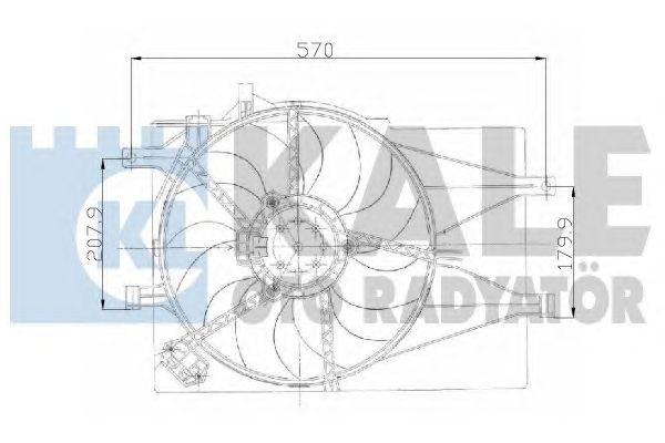 Ventilator, radiator