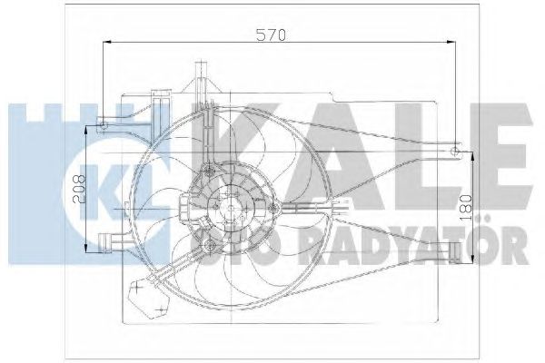 Ventilator, radiator