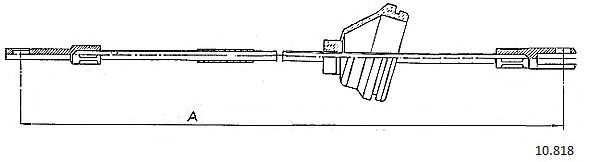 Cablu, frana de parcare