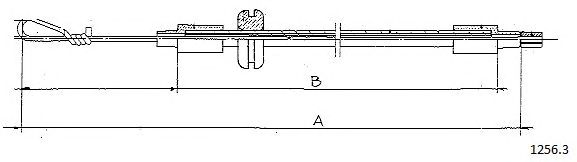 Cablu, capota motor