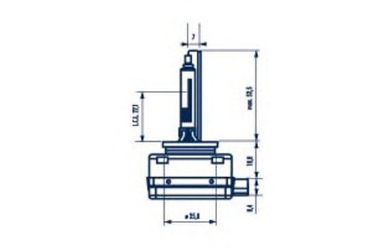 Bec xenon NARVA D1R 85V 35W XENSTART