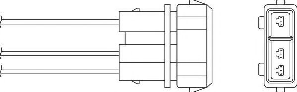 Sonda Lambda VW TRANSPORTER IV AUTOBUS 70XB 70XC 7MERCEDES_BENZ 7DW 7DK 2.5 SYNCRO 92-