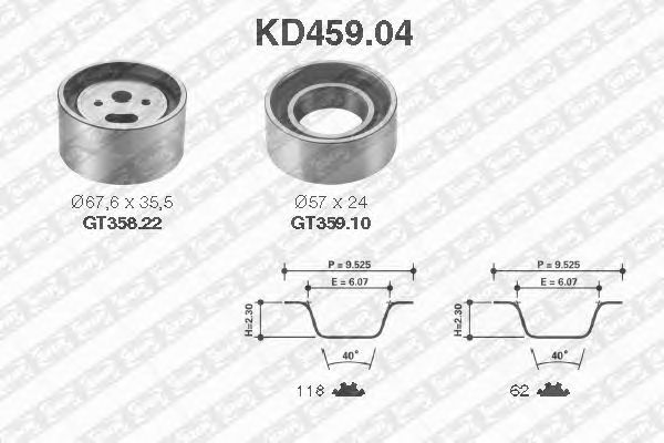 Set curea de distributie