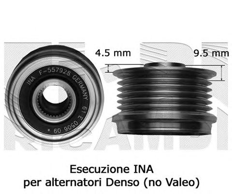 Sistem roata libera, generator