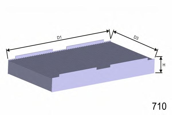 Filtru, aer habitaclu