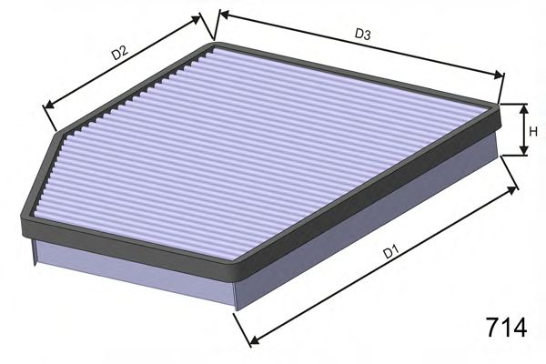 Filtru, aer habitaclu