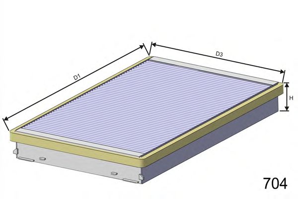 Filtru, aer habitaclu