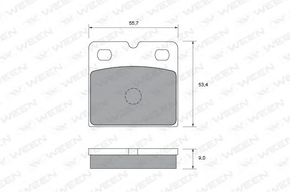 set placute de frana,frana de parcare cu disc