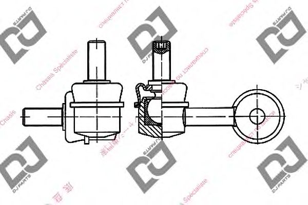 Brat/bieleta suspensie, stabilizator