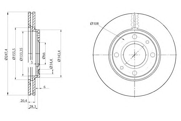 Disc frana