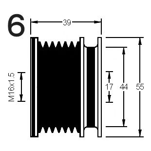 Sistem roata libera, generator