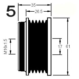 Sistem roata libera, generator