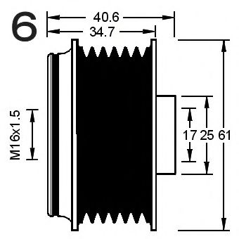 Sistem roata libera, generator