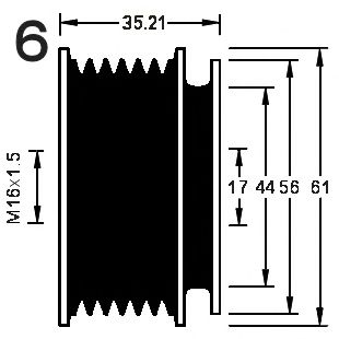 Sistem roata libera, generator