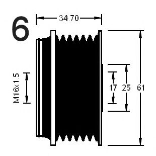 Sistem roata libera, generator