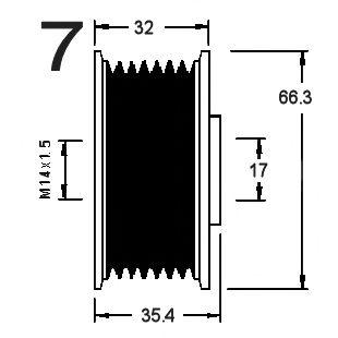 Sistem roata libera, generator