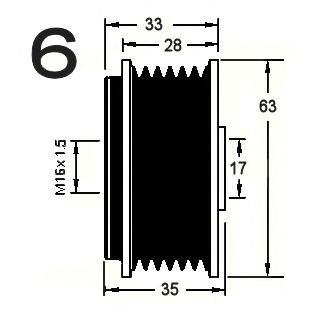 Sistem roata libera, generator