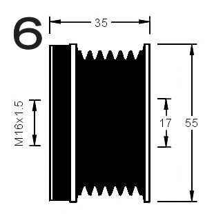 Sistem roata libera, generator