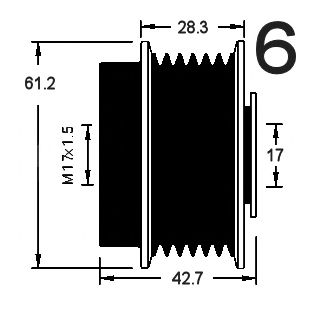 Sistem roata libera, generator