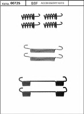 set accesorii, saboti frana parcare